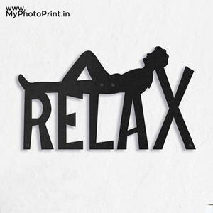 Relax Wooden Wall Decoration