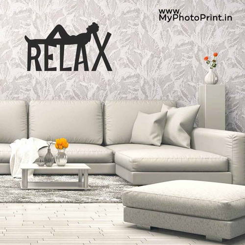 Relax Wooden Wall Decoration